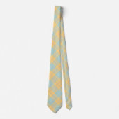 Plaid Mannen Stropdas - Spring Colors {S2D4a} (Voorkant)