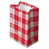 Plaid Medium Cadeauzakje (Voorkant Gekanteld)