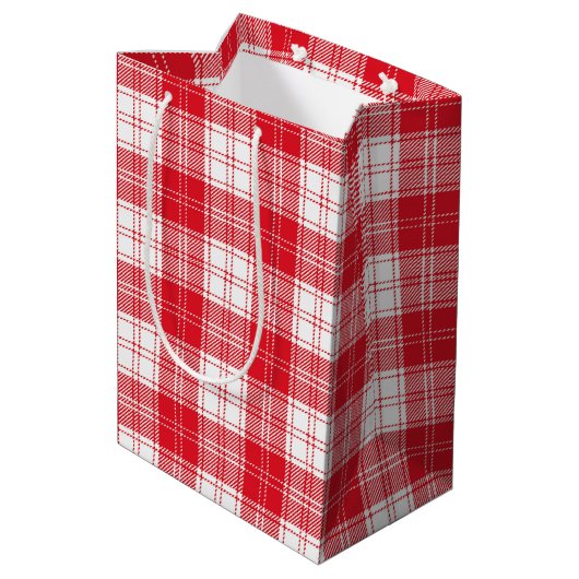 Plaid Medium Cadeauzakje (Achterkant Gekanteld)