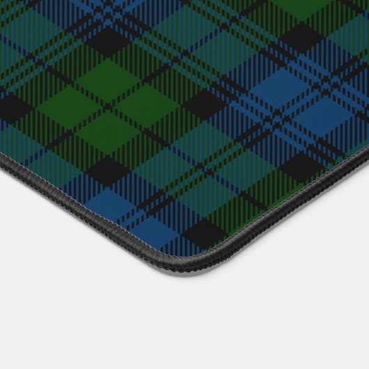 Plaid Militaire Campbell Tartan Rustieke Douane Bureaumat (Hoek)