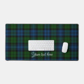 Plaid Militaire Campbell Tartan Rustieke Douane Bureaumat (Keyboard & Muis)