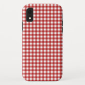 Plaid Minimalistische Kerstmis Case-Mate iPhone Case (Achterkant)