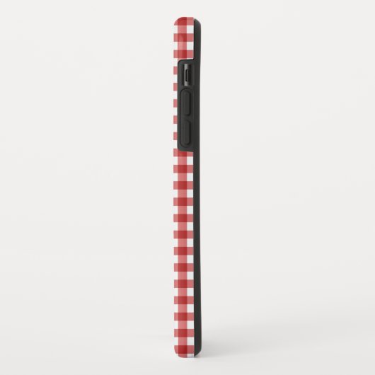 Plaid Minimalistische Kerstmis Case-Mate iPhone Case (Achterkant/links)