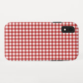 Plaid Minimalistische Kerstmis Case-Mate iPhone Case (Achterkant (horizontaal))