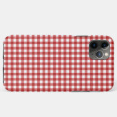 Plaid Minimalistische Kerstmis Case-Mate iPhone Case (Achterkant (horizontaal))