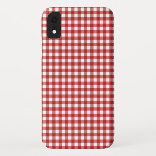 Plaid Minimalistische Kerstmis Case-Mate iPhone Case (Achterkant)