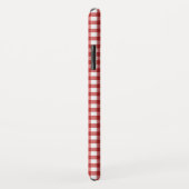 Plaid Minimalistische Kerstmis Case-Mate iPhone Case (Achterkant/rechts)