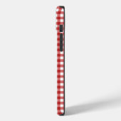 Plaid Minimalistische Kerstmis Case-Mate iPhone Case (Achterkant / Links)