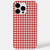 Plaid Minimalistische Kerstmis Case-Mate iPhone Case (Achterkant)
