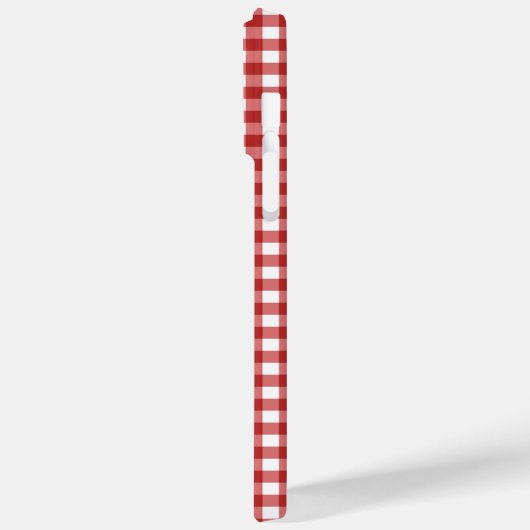 Plaid Minimalistische Kerstmis Case-Mate iPhone Case (Achterkant / Links)