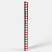 Plaid Minimalistische Kerstmis Samsung Galaxy Hoesje (Rechterkant)