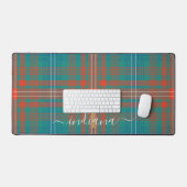 Plaid Monogram Classic Elegant Wilson Tartan Bureaumat (Keyboard & Muis)
