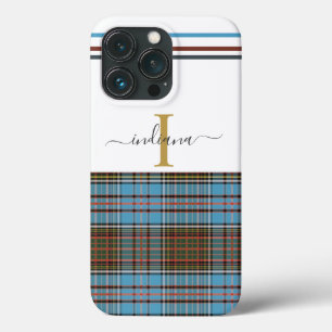 Plaid Monogram Script Clan Anderson Tartan Case-Mate iPhone Case