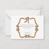 Plaid Nostalgische sympathie Dank u kaart Notitiekaartje (Voorkant)