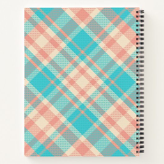  plaid notitieboek (Achterkant)
