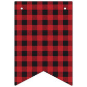 Plaid Oh Boy Baby shower Bunting Banner (Tweede vlag)