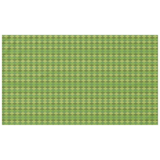 Plaid Ontwerp Groene Tonen Tafelkleed (Voorkant (Horizontaal))