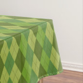 Plaid Ontwerp Groene Tonen Tafelkleed (Voorbeeld)