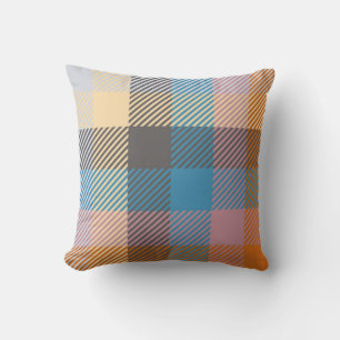 Plaid or tartan vintage abstract, home decor, back kussen
