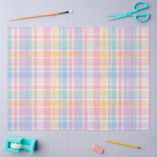Plaid Pasenserie ontwerp #10 Tissuepapier (Craft)