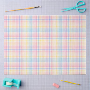 Plaid Pasenserie ontwerp #15 Tissuepapier