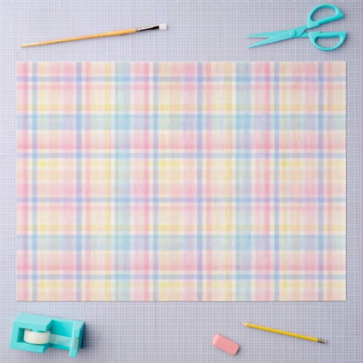Plaid Pasenserie ontwerp #15 Tissuepapier (Craft)