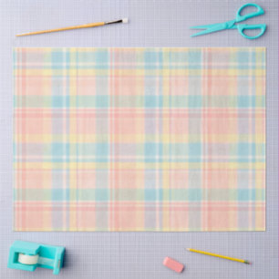 Plaid Pasenserie ontwerp #19 Tissuepapier