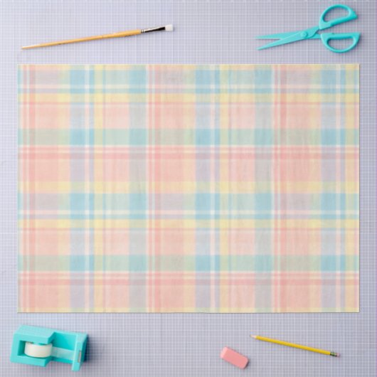 Plaid Pasenserie ontwerp #19 Tissuepapier (Craft)