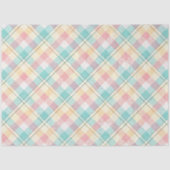 Plaid Pasenserie ontwerp #1 Tissuepapier (Voorkant)
