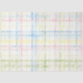 Plaid Pasenserie ontwerp #20 Tissuepapier (Voorkant)