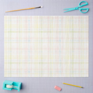 Plaid Pasenserie ontwerp #2 Tissuepapier