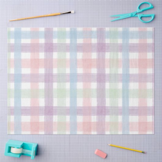 Plaid Pasenserie Ontwerp #9 Tissuepapier (Craft)