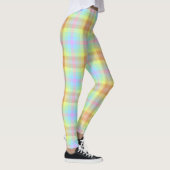 Plaid Pastel Rainbow leggings (Rechts)