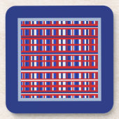 Plaid Patriot Bier Onderzetter (Voorkant)