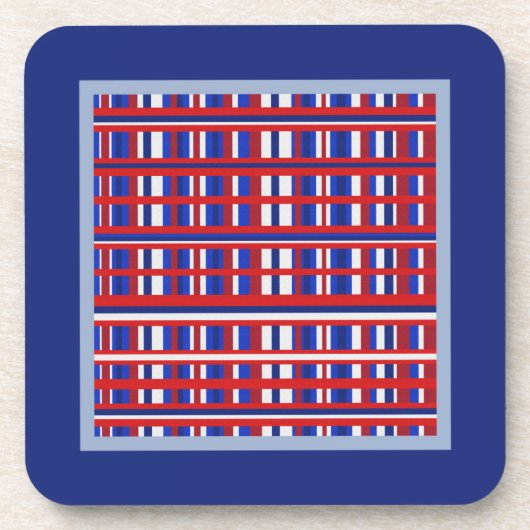 Plaid Patriot Bier Onderzetter (Voorkant)