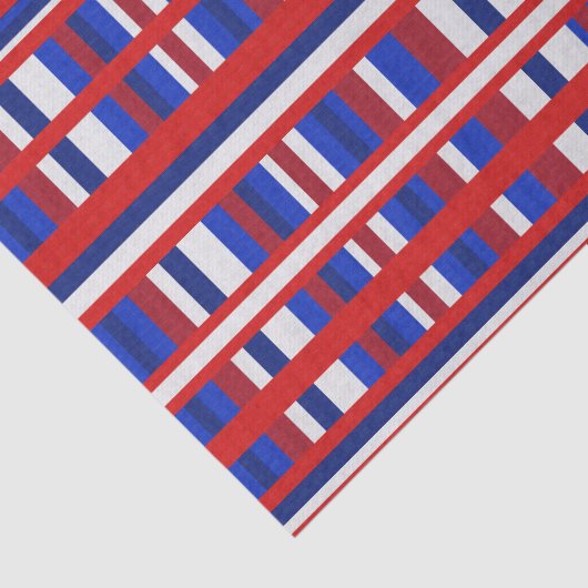 Plaid Patriot Tissuepapier (Detail)