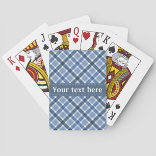 Plaid Patroon aangepaste speelkaarten