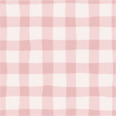  plaid patroon in roze Scrapbooking Sticker (Voorkant)
