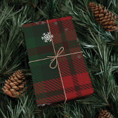 Plaid Pattern Christmas Feestdagen Cadeaupapier