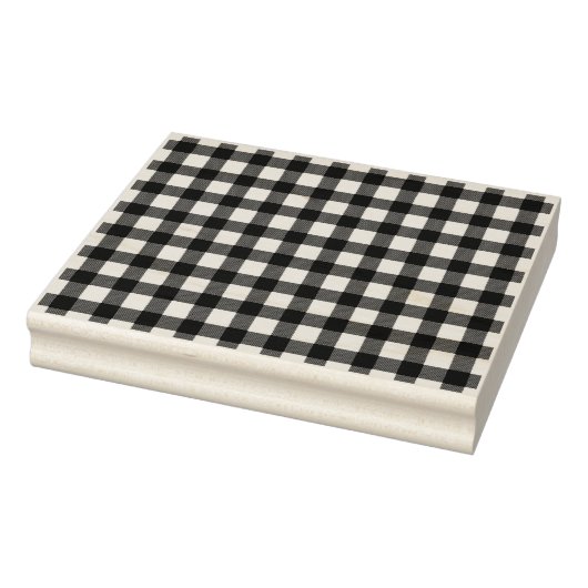 Plaid pattern Christmas Rubberstempel (Stempel)