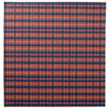 Plaid Pattern Cloth Napkin