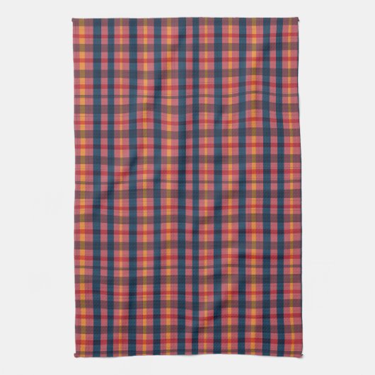 Plaid Pattern Kitchen Towel Theedoek (Verticaal)