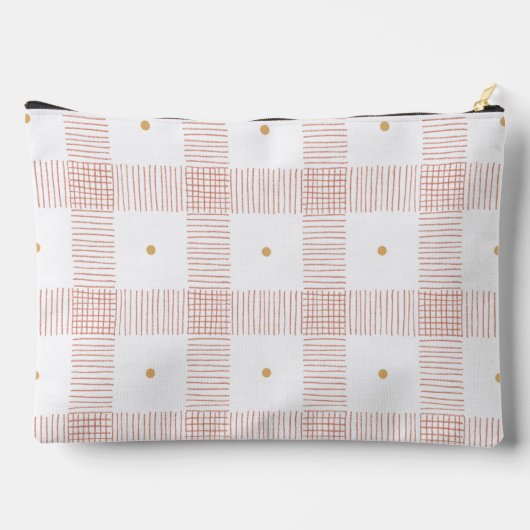 Plaid Pencil Strokes Etui (Achterkant)