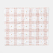 Plaid Pencil Strokes Fleece Deken (Voorkant (Horizontaal))