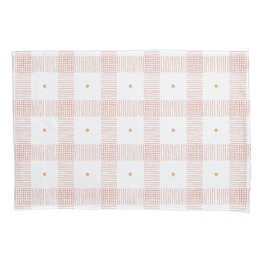 Plaid Pencil Strokes Kussensloop (Voorkant)