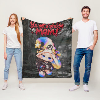 Plaid Polaire Zessi - Het Is Geen Fase Mama Fleece Deken