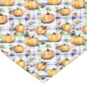 Plaid & pompoenen korte tafelloper (Hoek)