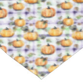 Plaid & pompoenen tafelkleed (Gekanteld)