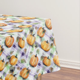 Plaid & pompoenen tafelkleed