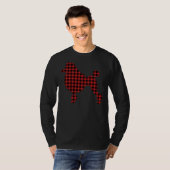 Plaid Poodle T-shirt (Voorkant volledig)